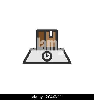 goods scales vector design template illustration Stock Vector