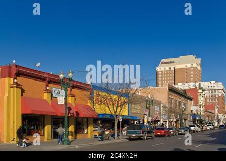 South El Paso Street in El Paso, Texas, USA Stock Photo