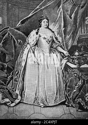 Anna Ivanovna, Empress of Russia Stock Photo - Alamy