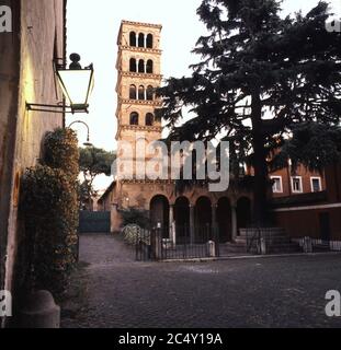 San Giovanni a Porta Latina church, Rome, Italy Stock Photo