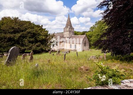 St Kenelms church in the Cotswold village of Sapperton, Gloucestershire UK
