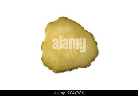 pickled cucumbers isolated on white background with clipping path Stock Photo