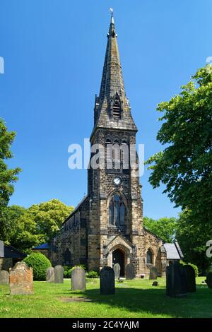 UK,South Yorkshire,Barnsley,Monk Bretton,St Paul's Church Stock Photo