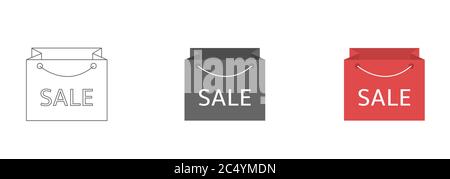 Shopping bag icons Stock Vector