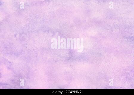Watercolour texture pastel texture effect background of purple magenta colors Stock Photo