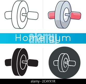 Ab roll icon Stock Vector