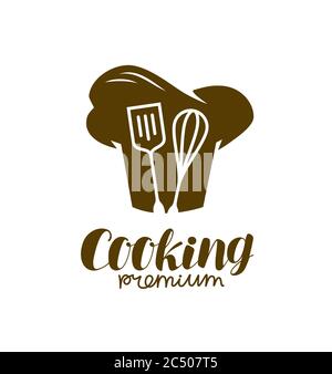 Cooking logo. Bakery, restaurant symbol vector illustration Stock Vector