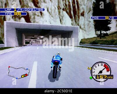 Moto Racer 2  (PS1) Gameplay 