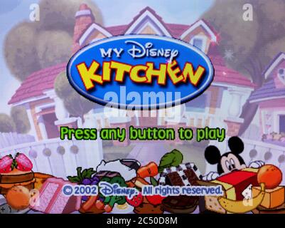 My Disney Kitchen - Sony Playstation 1 PS1 PSX - Editorial use only Stock Photo