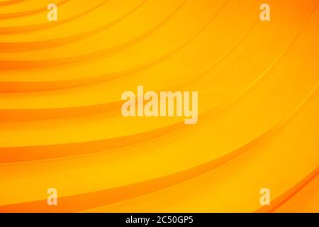 Abstract curved lines. Orange geometric background Stock Photo