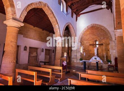 Santa Maria dei Greci Church is a gem of the Agrigento old town, including impressive works of art dating back to the 14th century, Sicily, Italy Stock Photo