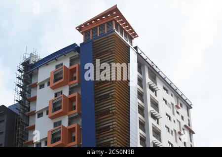 Architecture in downtown Dakar, Senegal Stock Photo