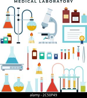 Vial chemistry reagent. concept of education. illustration. use a smart ...