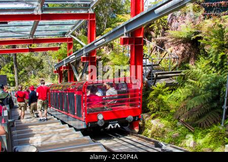 The Scenic Railway At Scenic World At Katoomba In The Blue Mountains 2 Hours West Of Sydney Australia Stock Photo Alamy