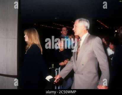 Century City, California, USA 14th November 1995 Actress Jane Fonda and businessman Ted Turner attend 'The American President' Premiere on November 14, 1995 at Cineplex Odeon Century Plaza Cinemas in Century City, California, USA. Photo by Barry King/Alamy Stock Photo Stock Photo