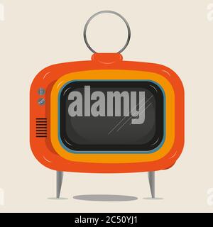 Retro Vector TV drawings Stock Vector