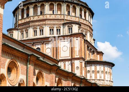 Church Santa Maria delle Grazie in Milan, Italy. The Home of 'The Last Supper'. Stock Photo