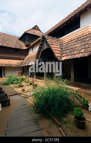 Mantrashala of Padmanabhapuram palace at Tamil Nadu Stock Photo