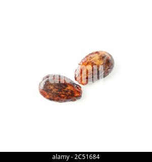 Watermelon seeds isolated on white background. Summer fruit Stock Photo