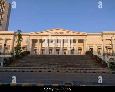 The Asiatic Society of Mumbai Town Hall, Mumbai , Maharashtra, India Stock Photo