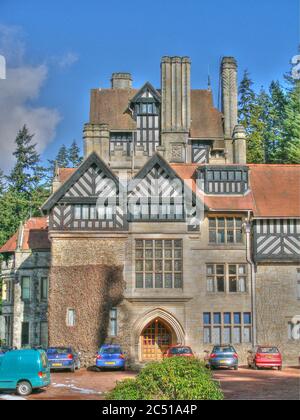 Cragside, the Armstrong family house at Rothbury, Northumberland. Stock Photo