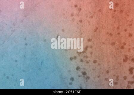 holographic lighting reflected on concrete wall. Stock Photo