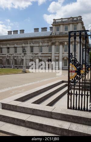 Admirals house Old Royal Navy College Greenwich London Stock Photo