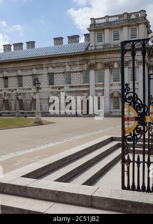 Admirals house Old Royal Navy College Greenwich London Stock Photo