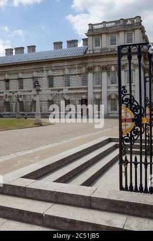 Admirals house Old Royal Navy College Greenwich London Stock Photo