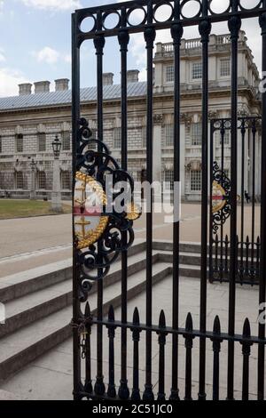 Admirals house Old Royal Navy College Greenwich London Stock Photo