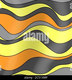 Abstract vector background with waves and lines Stock Vector