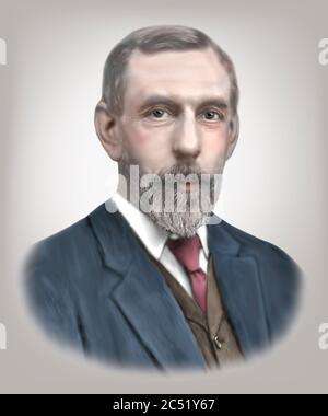 William Ramsay 1852-1916 Scottish Chemist Stock Photo