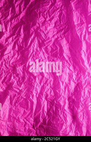 Abstract purple crumpled paper texture for background or backdrop use Stock Photo