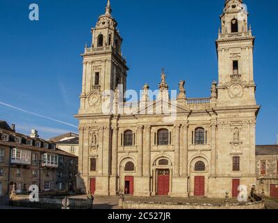 Saint Mary's Cathedral  in Lugo  Spain Stock Photo