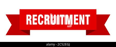 Recruitee Labels recruitment ribbon. recruitment isolated band sign. recruitment banner ...