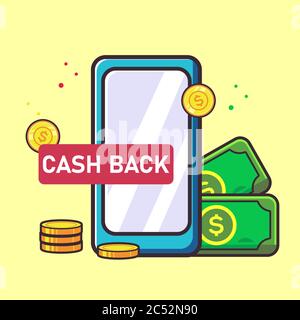 offer for cash back concept design. vector illustration Stock Vector