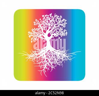 Tree of life. Vector illustration Stock Vector