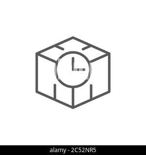 Purchase history vector icon symbol isolated on white background Stock Vector