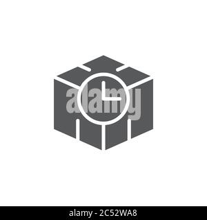 Purchase history vector icon symbol isolated on white background Stock Vector