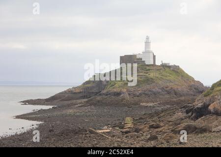 Mumbles Pier in Swansea Bay, Wales. Stock Photo