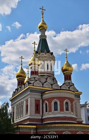 Russian orthodox church in Vienna, Austria Stock Photo