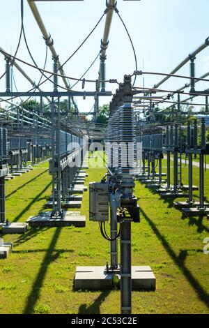 Electricity substation Stock Photo