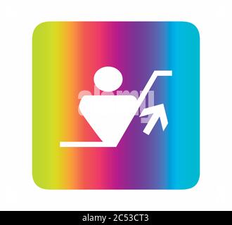 Escalator Icons - Vector Stock Vector