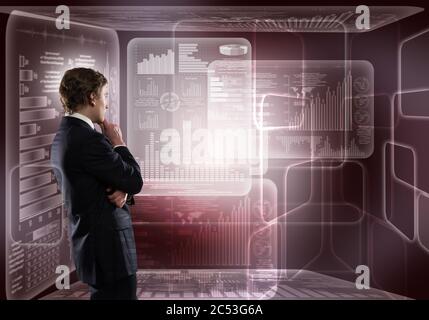 Innovative media technologies Stock Photo