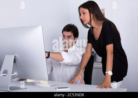 Architects photo session in their office Stock Photo