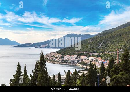 Neum, resort on the Adriatic sea in a beautiful summer day, Bosnia and Herzegovina Stock Photo