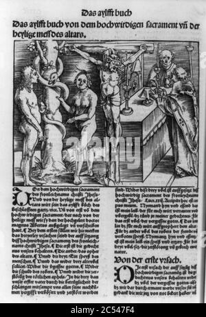 Incunabula illustrations, 1505 Stock Photo