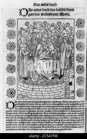 Incunabula illustrations, 1505 Stock Photo