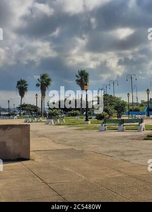 Square in the center of Havana Stock Photo
