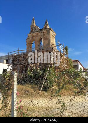 Ruin of an old catholic church in Trinidad Stock Photo